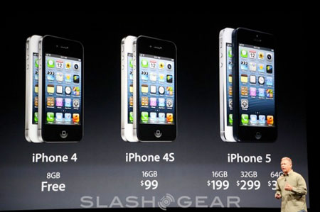 Khác biệt giữa iPhone 5 và iPhone 4S